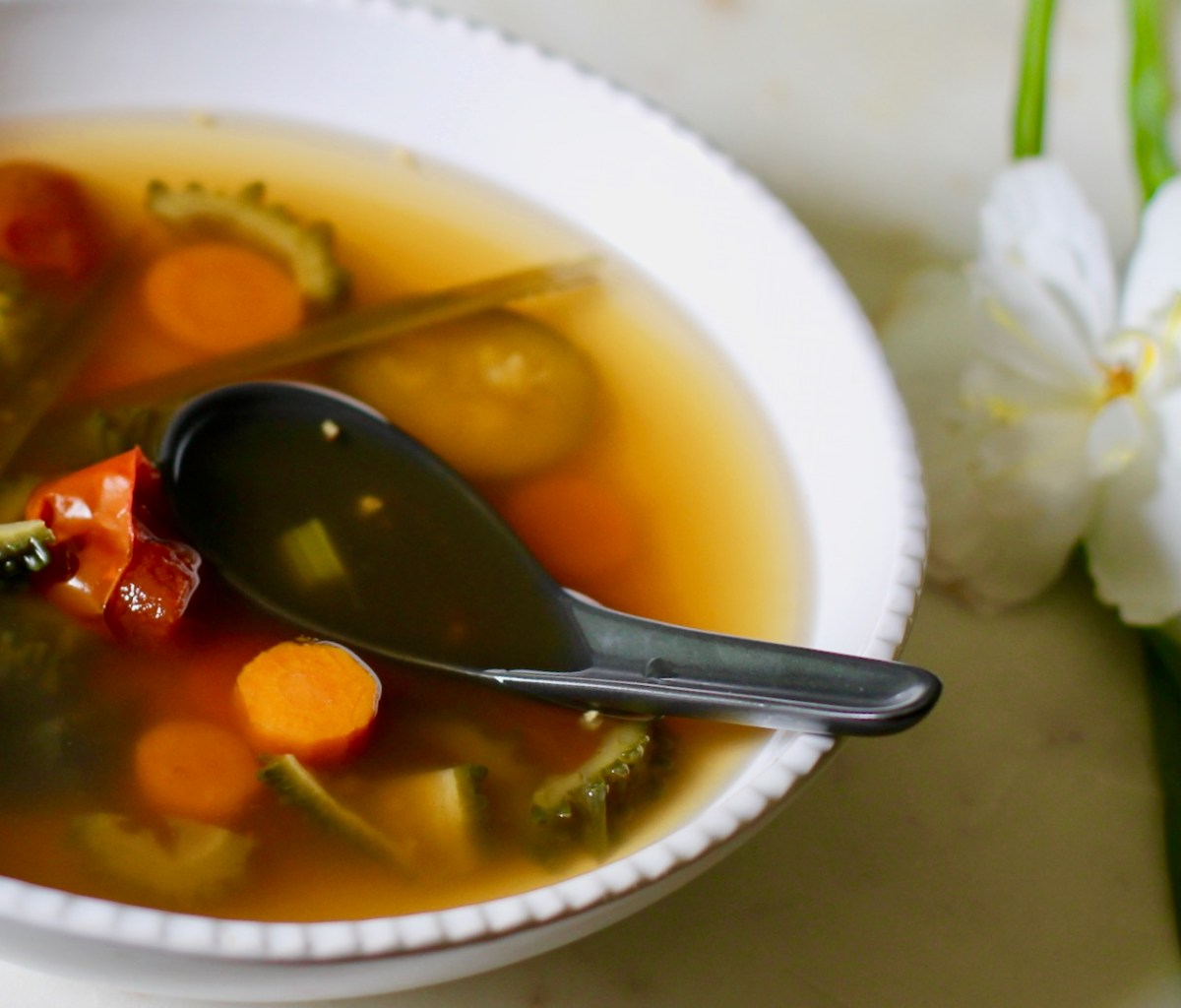 Chinese bitter melon&nbsp;soup