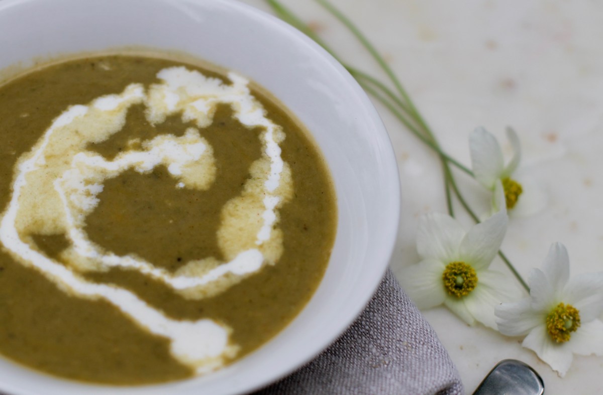 Spring ramp soup
