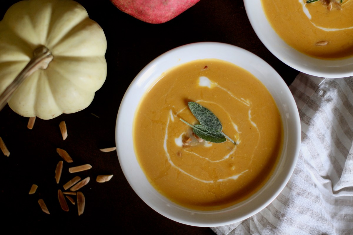 Fusion style curry pumpkin&nbsp;soup